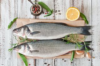 Fish from the Mediterranean diet menu