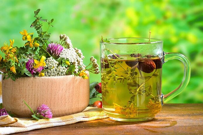 During a kefir fasting day, you should drink herbal teas