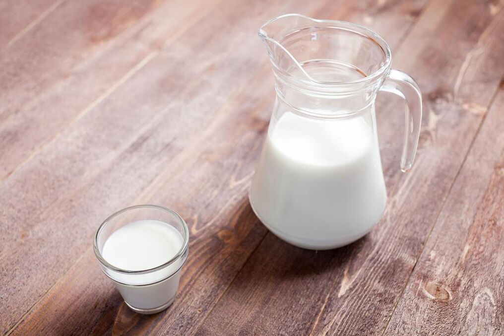 The diet menu for gastric ulcer includes low-fat milk